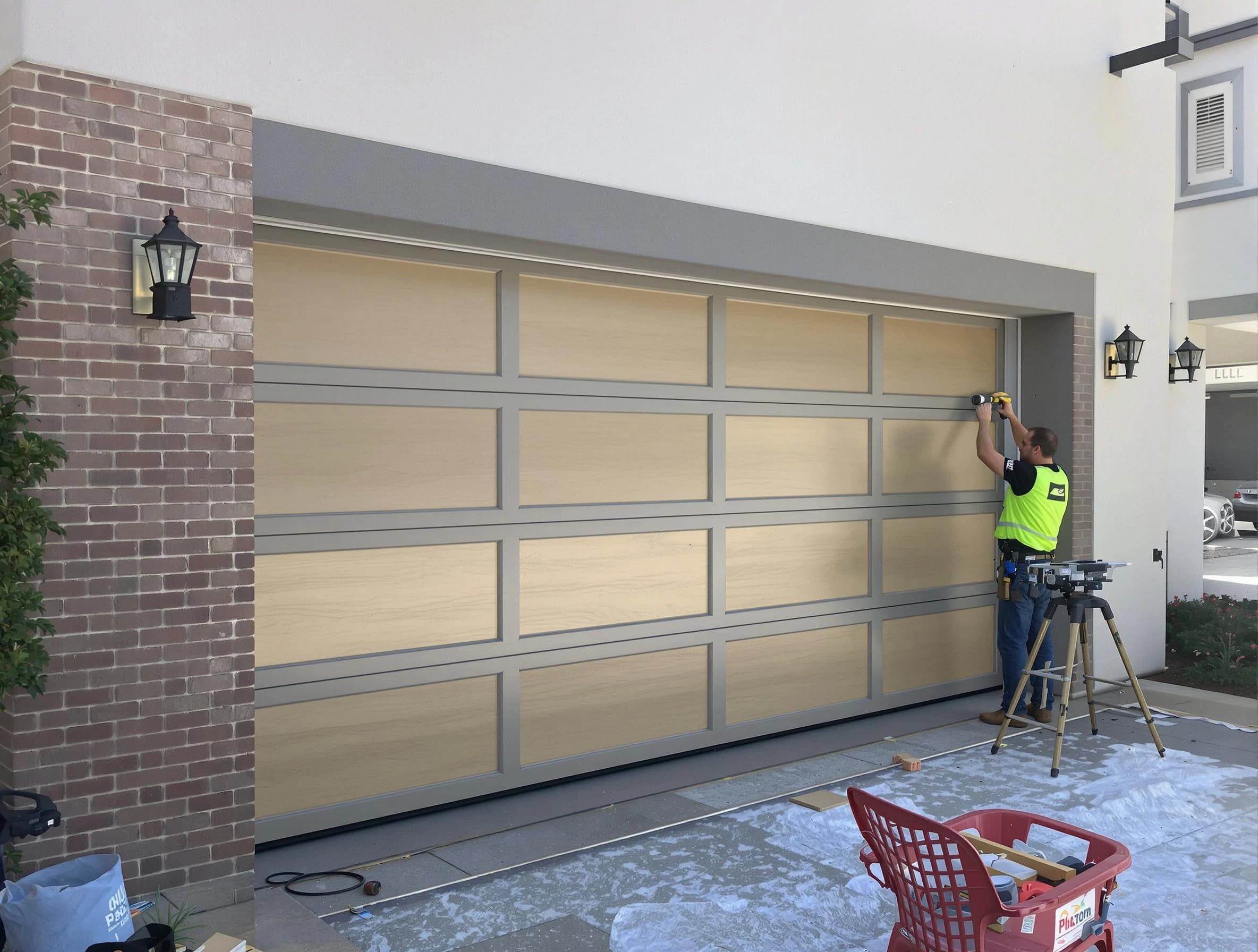 Garage door replacement service by Spencer Garage Door Repair in Spencer
