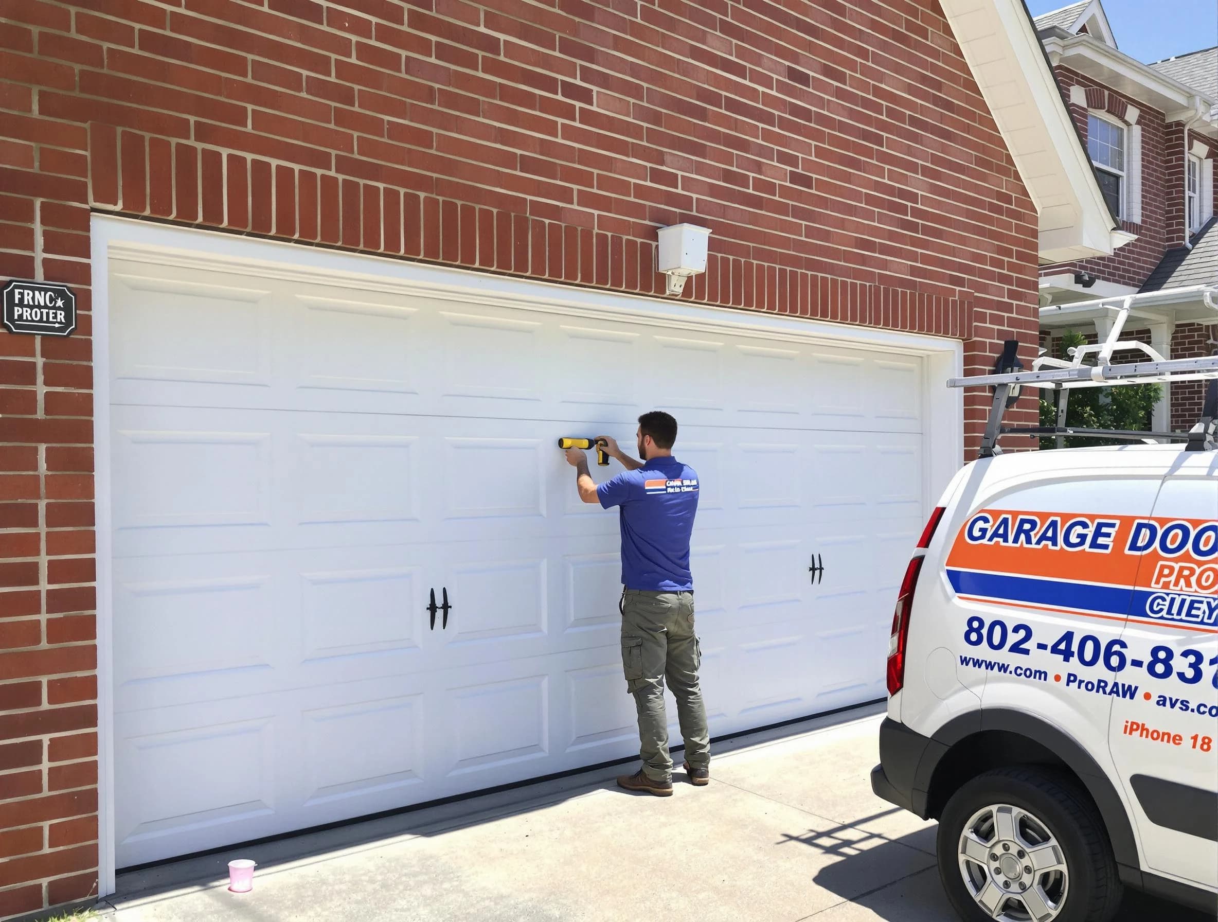 Local garage door repair service by Spencer Garage Door Repair in Spencer