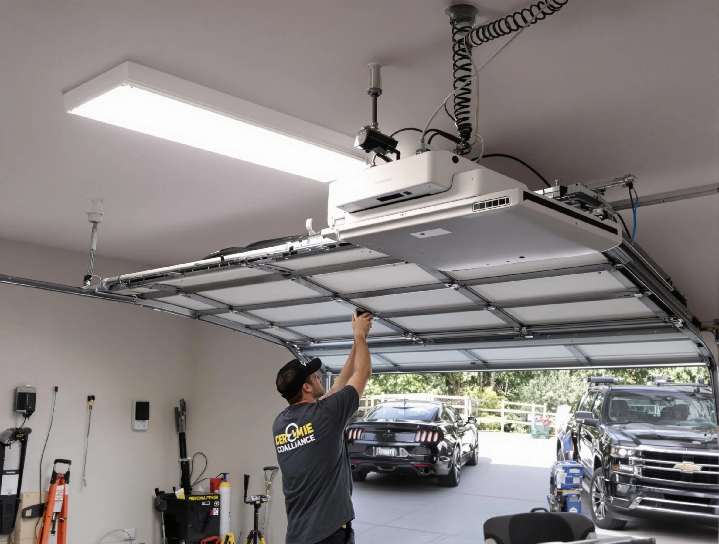 Garage Door Opener Installation in Spencer
