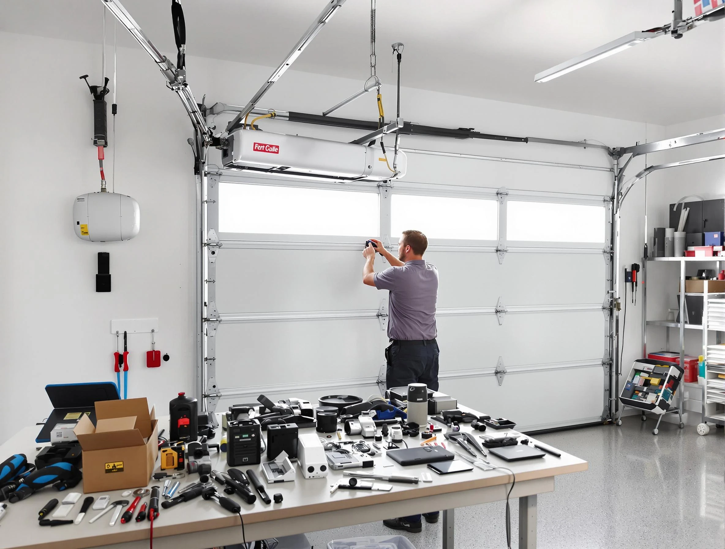 Garage Door Opener Repair in Spencer