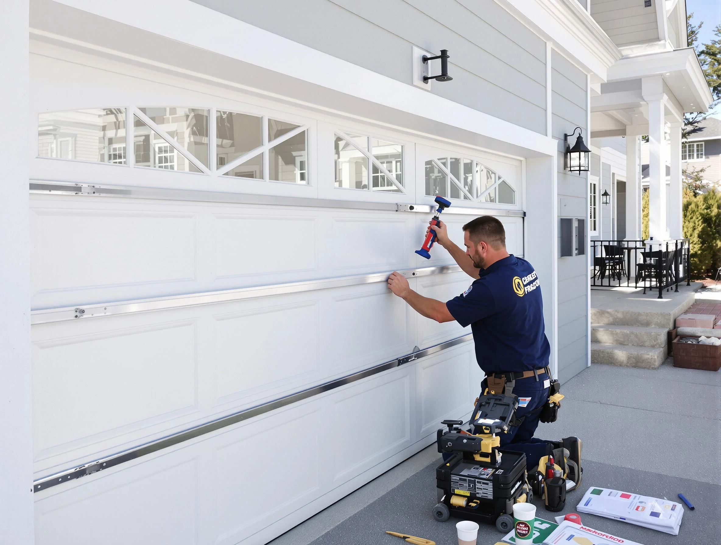 Professional garage door installation by Spencer Garage Door Repair in Spencer