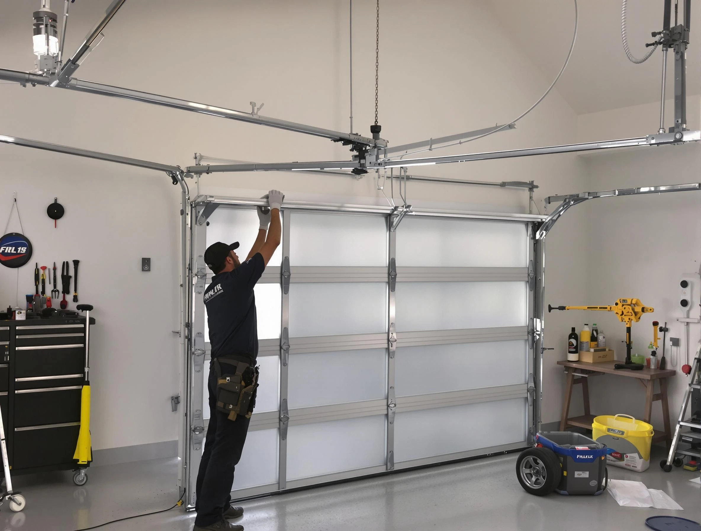 Spencer Garage Door Repair certified team performing precision garage door installation in Spencer