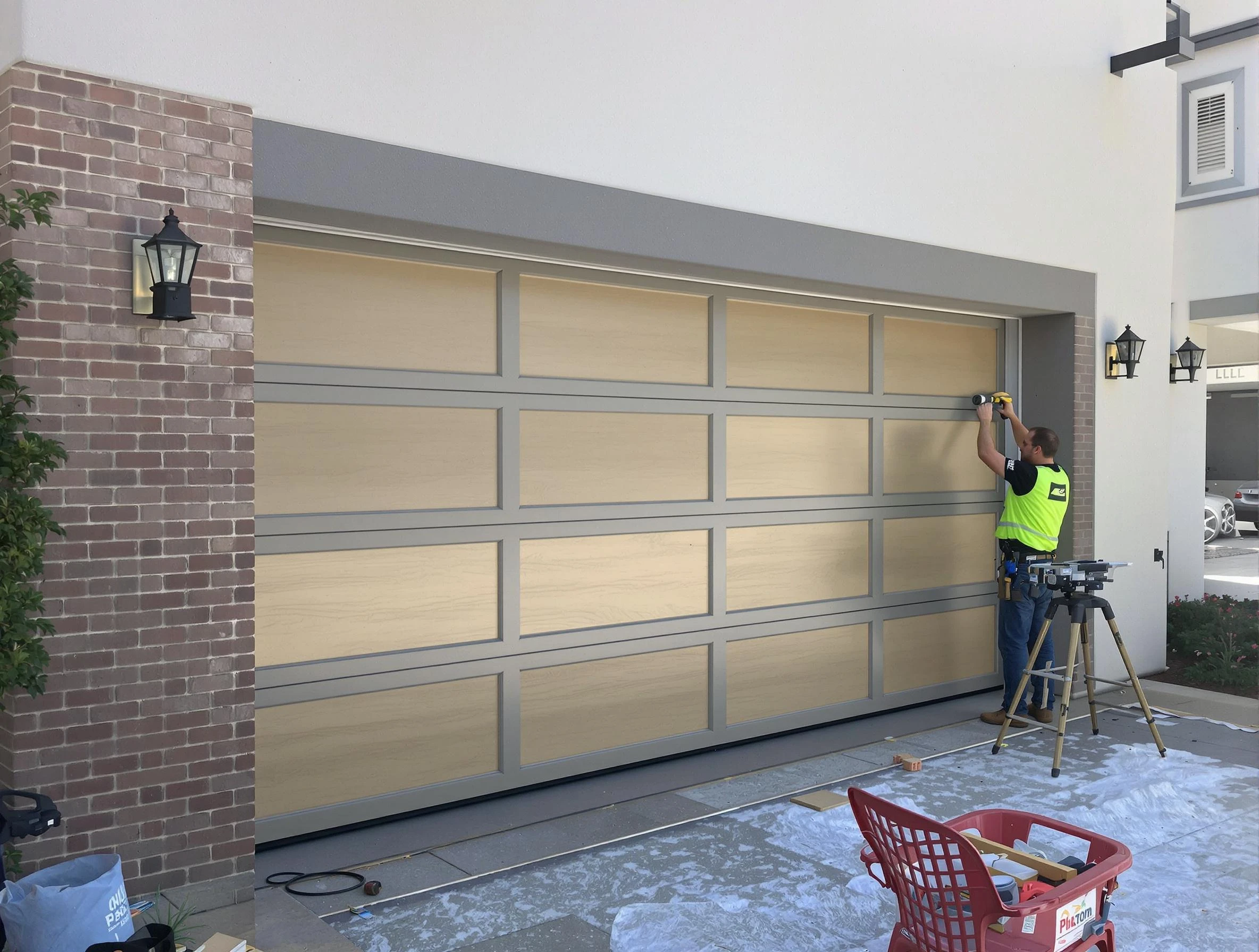 Garage door replacement service by Spencer Garage Door Repair in Spencer