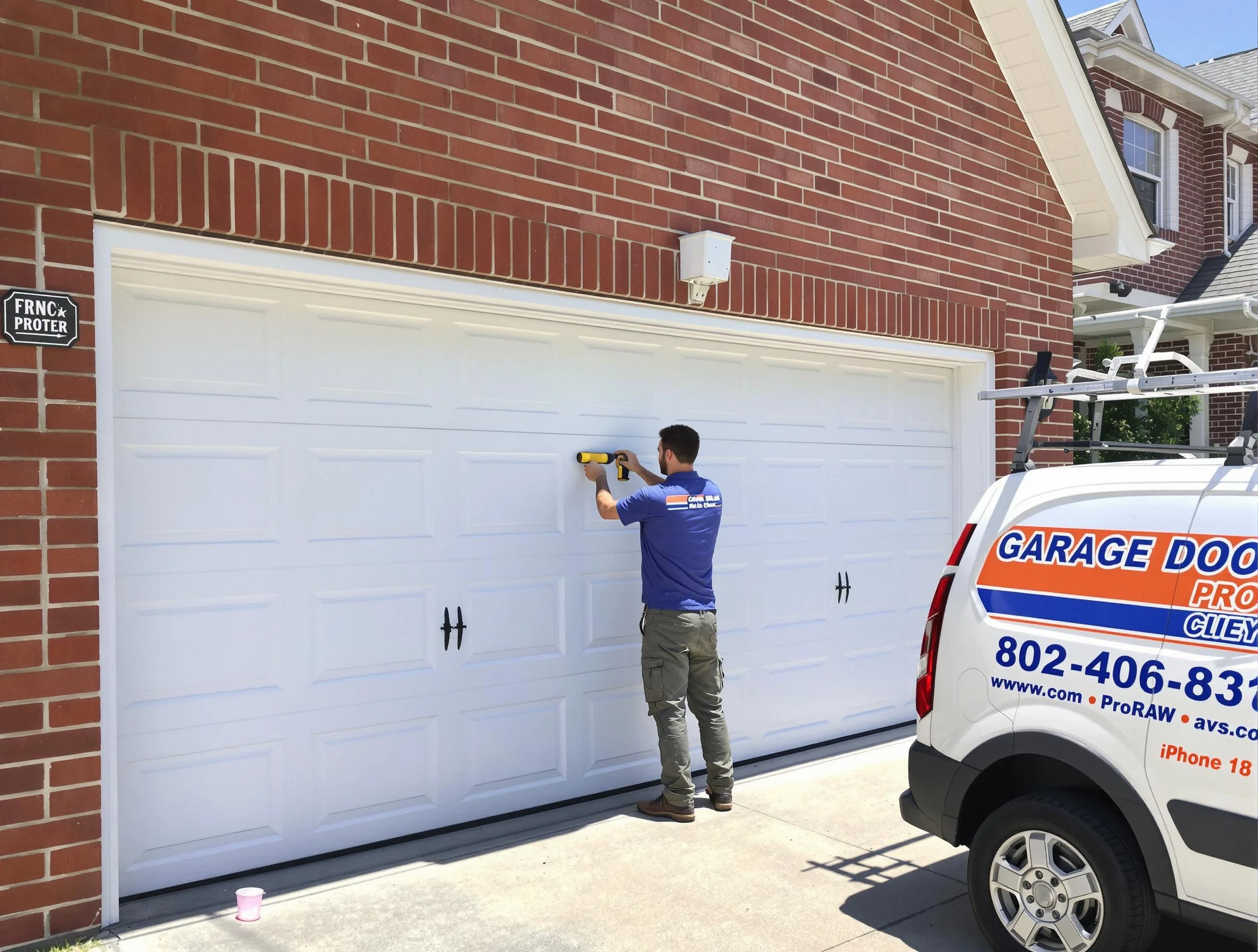 Local garage door repair service by Spencer Garage Door Repair in Spencer